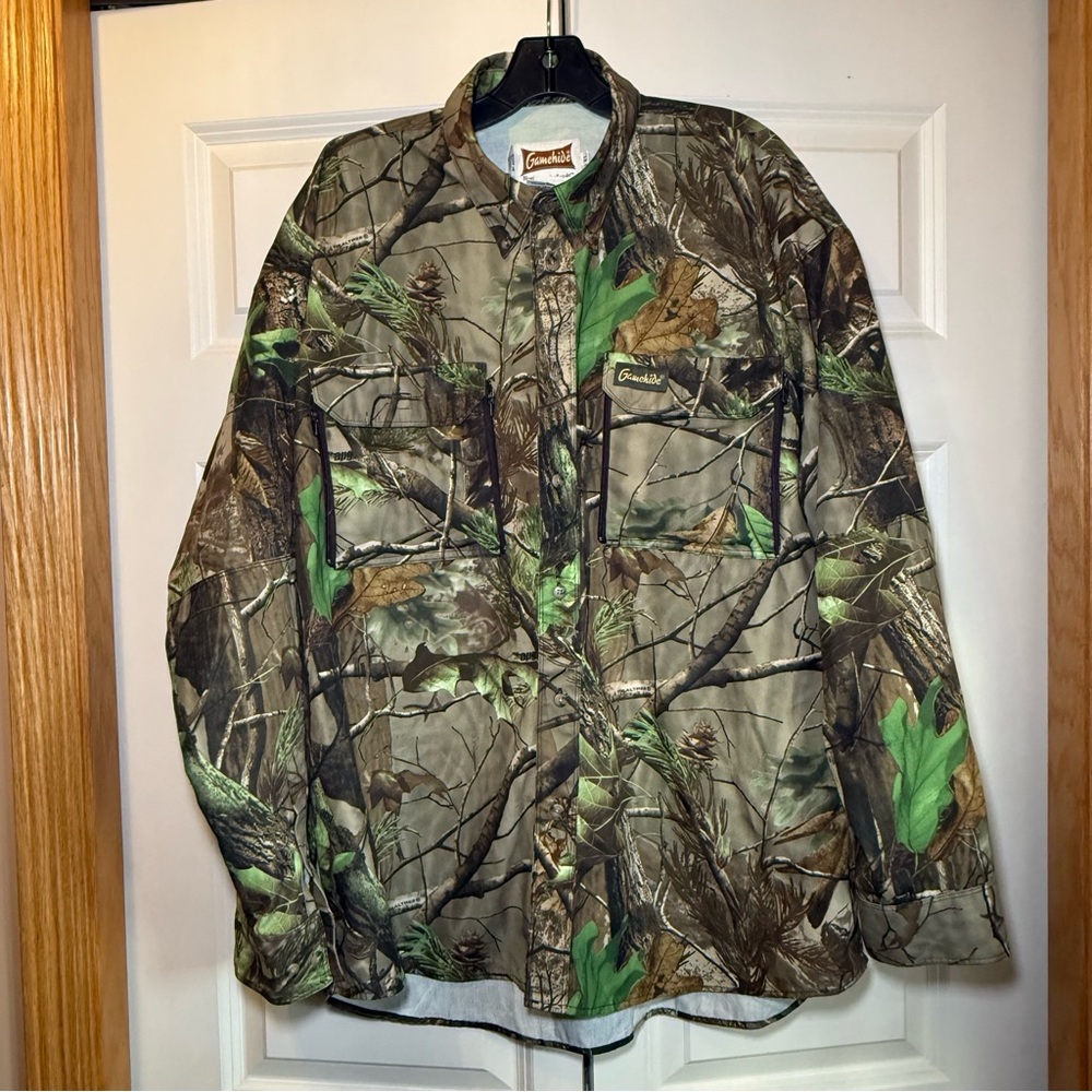 Gamehide Realtree Camouflage Outdoor Hunting Shirt Jacket